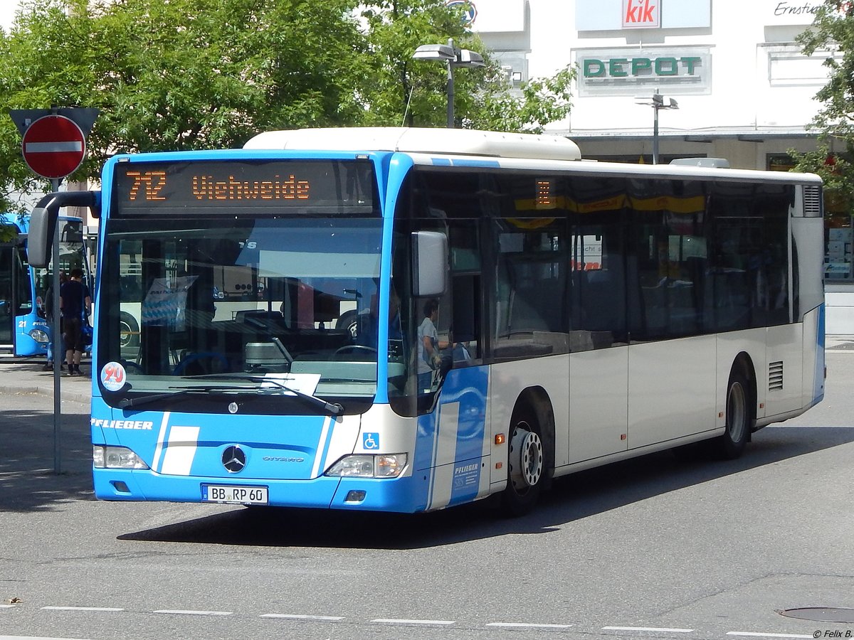 Mercedes Citaro II von Pflieger aus Deutschland in Sindelfingen.