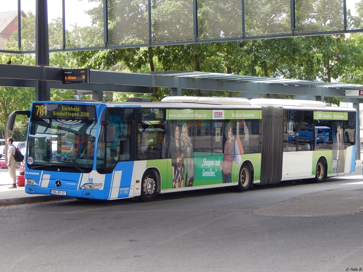 Mercedes Citaro II von Pflieger aus Deutschland in Böblingen.