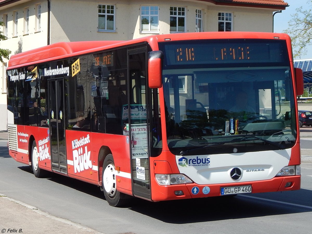 Mercedes Citaro II von Regionalbus Rostock in Güstrow.