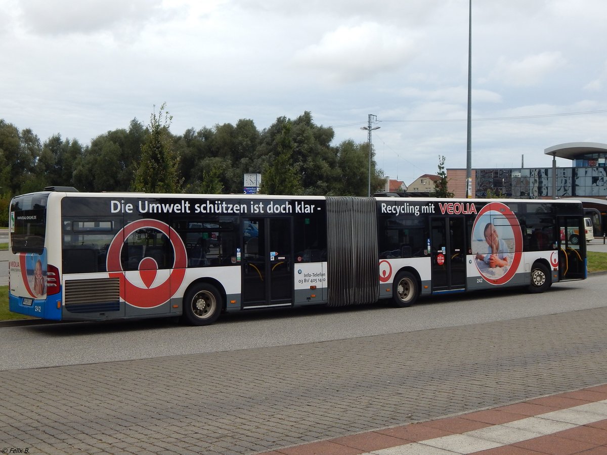 Mercedes Citaro II der Rostocker Straßenbahn AG in Rostock.