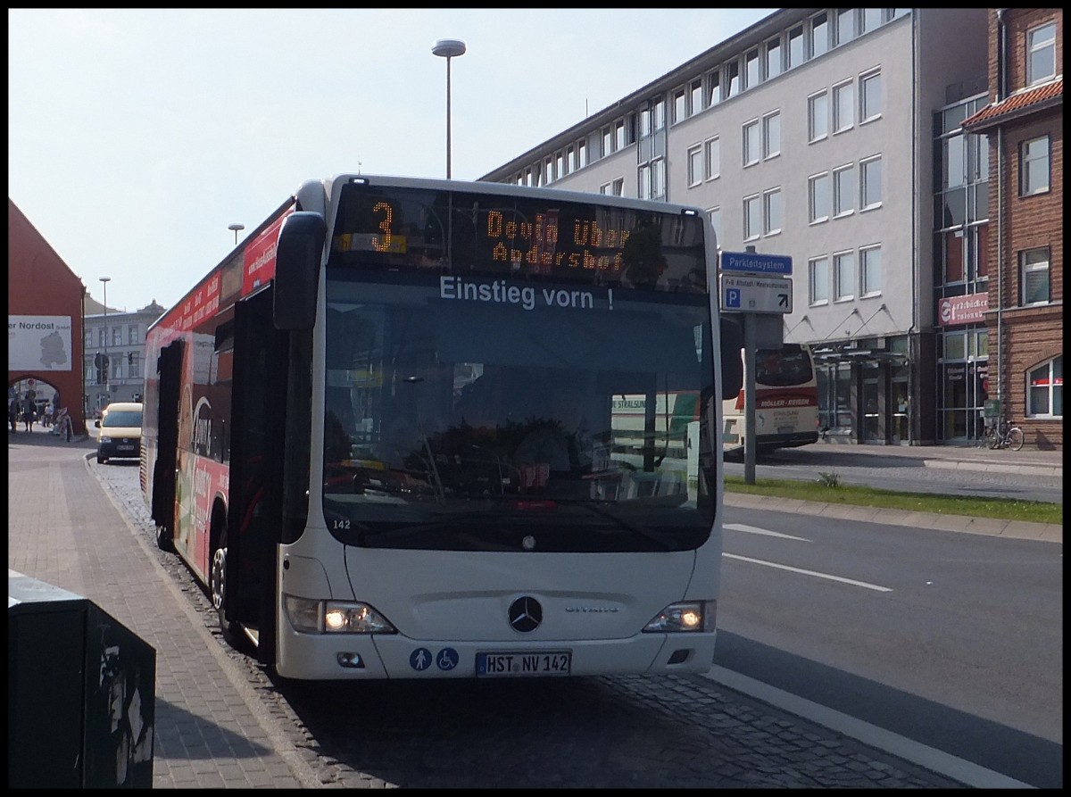 Mercedes Citaro II der Stadtwerke Stralsund in Stralsund.