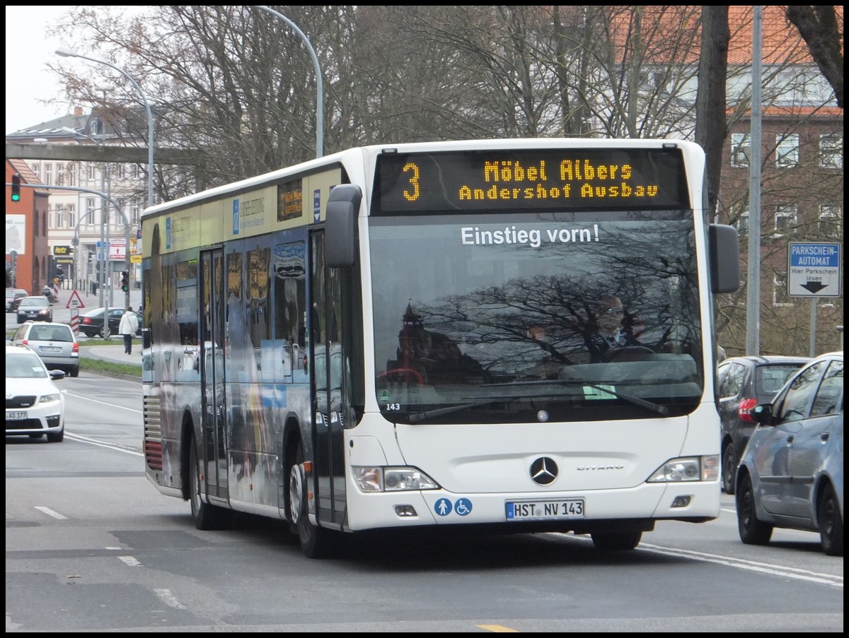 Mercedes Citaro II der Stadtwerke Stralsund in Stralsund.