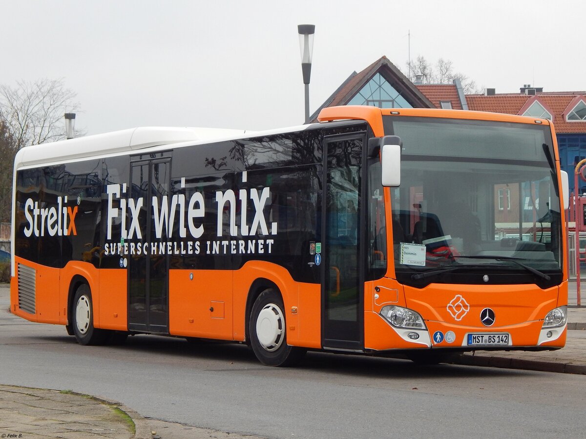 Mercedes Citaro III von Becker-Strelitz Reisen aus Deutschland in Neubrandenburg.