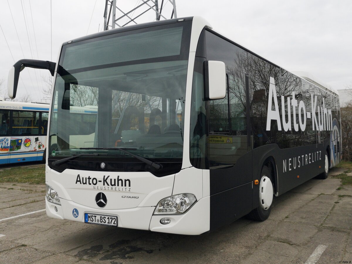 Mercedes Citaro III von Becker-Strelitz Reisen aus Deutschland in Neubrandenburg. 