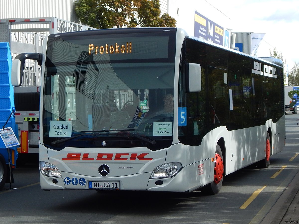 Mercedes Citaro III von Block aus Deutschland in Hannover auf der IAA.