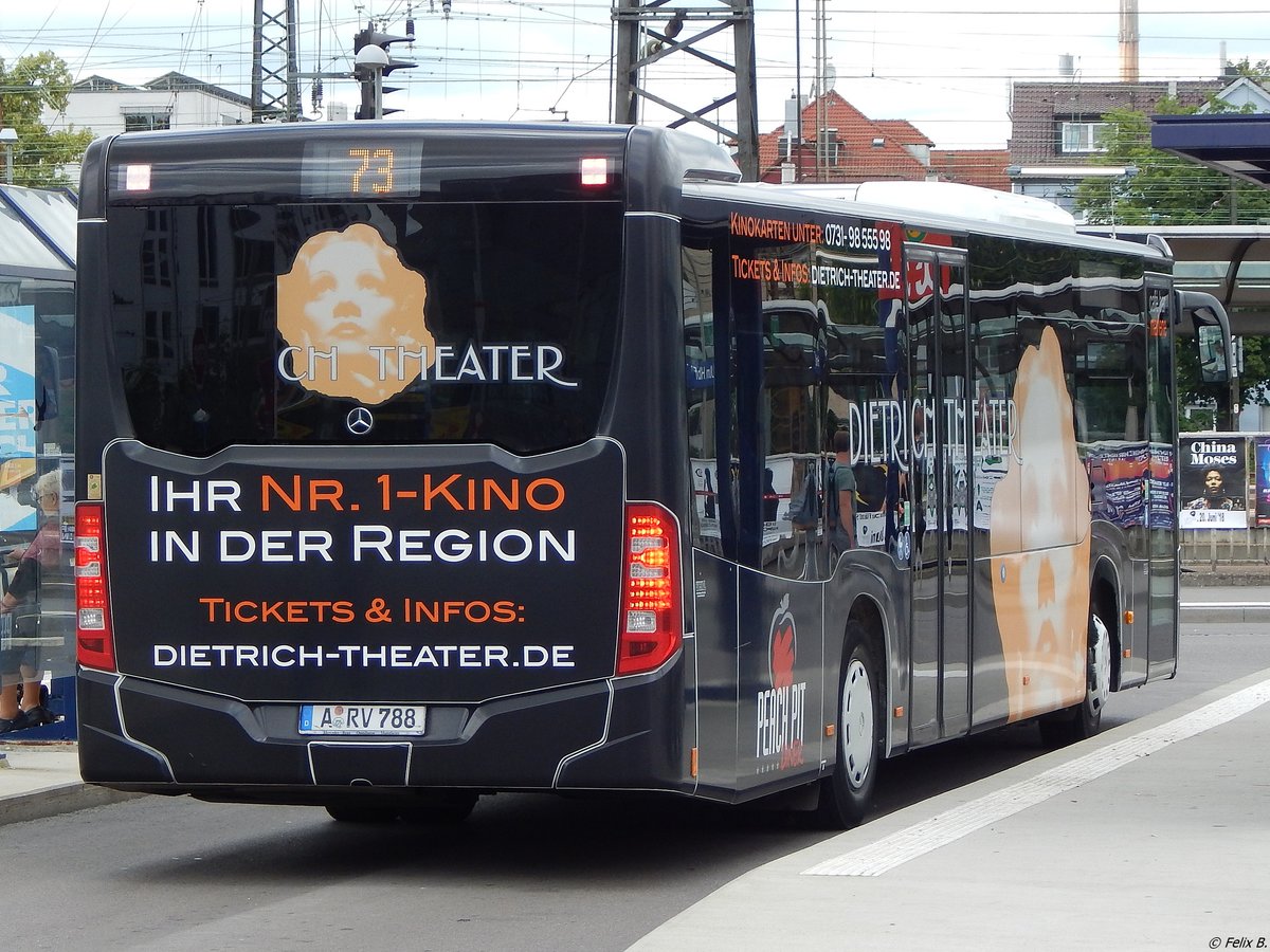 Mercedes Citaro III von Regionalbus Augsburg in Ulm.