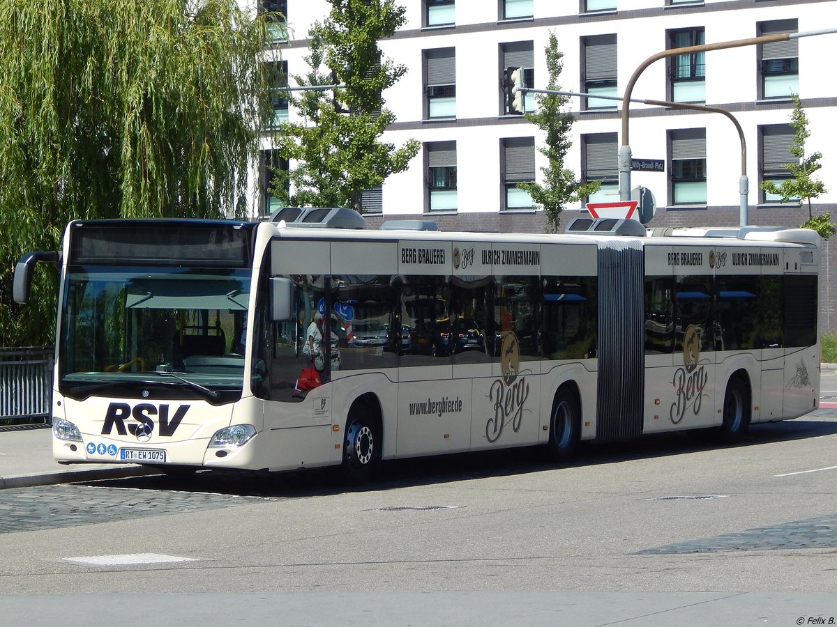 Mercedes Citaro III der Reutlinger Stadtverkehrsgesellschaft in Reutlingen.