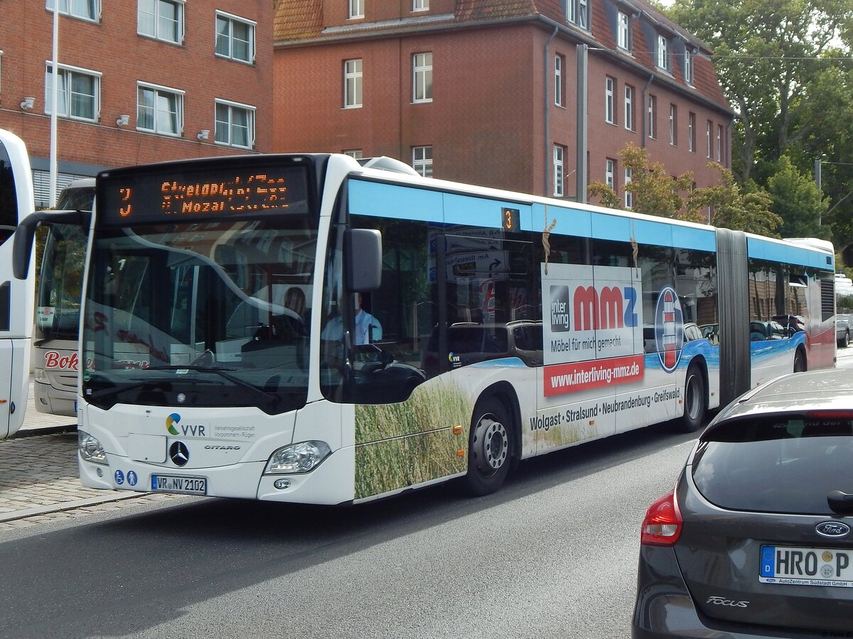 Mercedes Citaro III der VVR in Stralsund.