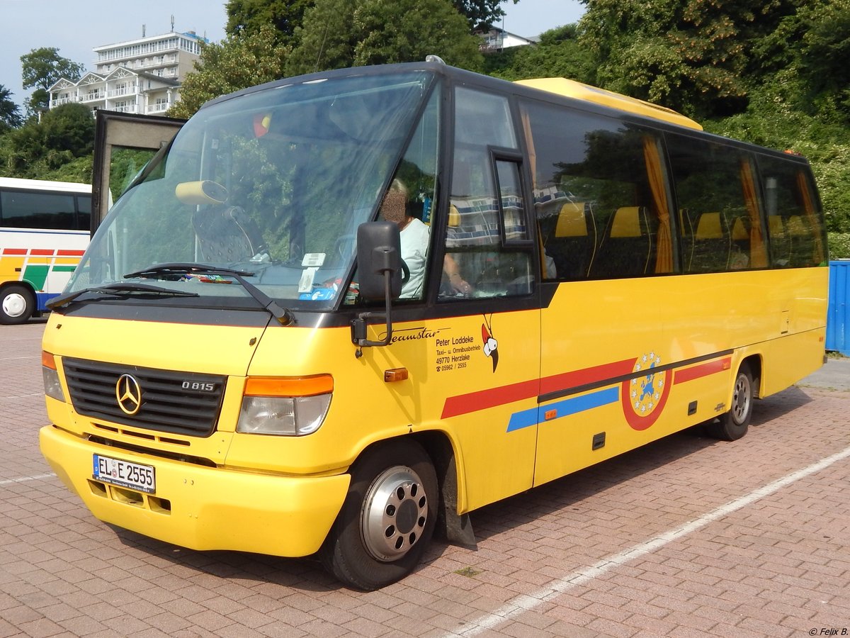 Mercedes Ernst Auwärter Teamstar von Peter Loddeke aus Deutschland im Stadthafen Sassnitz.