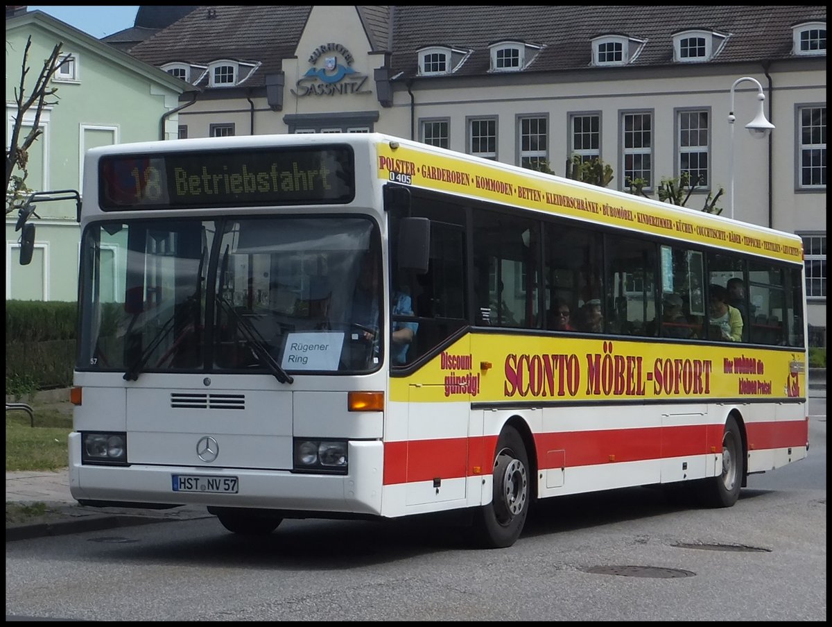 Mercedes O 405 der VVR in Sassnitz.