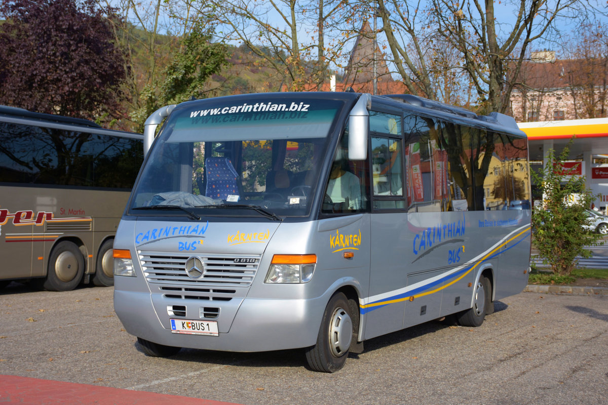 Mercedes O 818 vom Reiseb�ro Carinthian aus �sterreich in Krems.