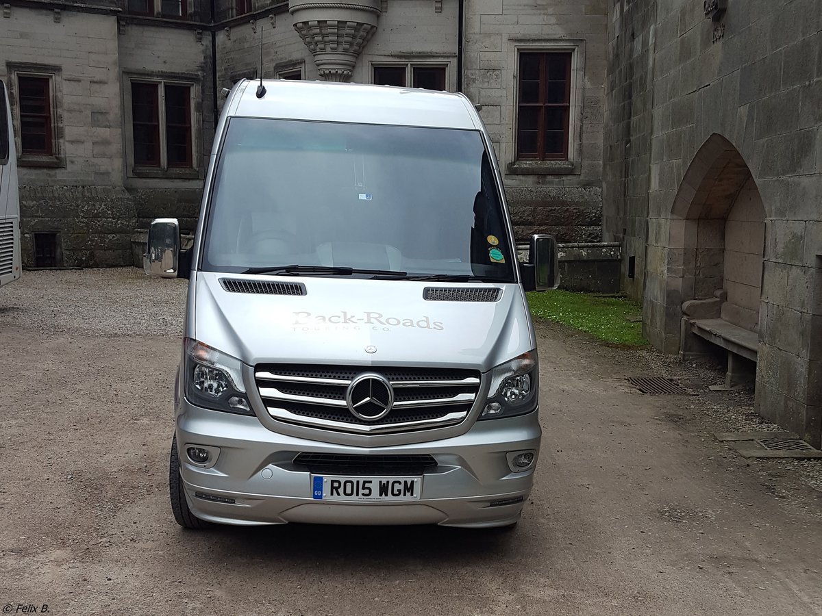 Mercedes Sprinter von Back-Roads Touring Co. aus England in Schottland.