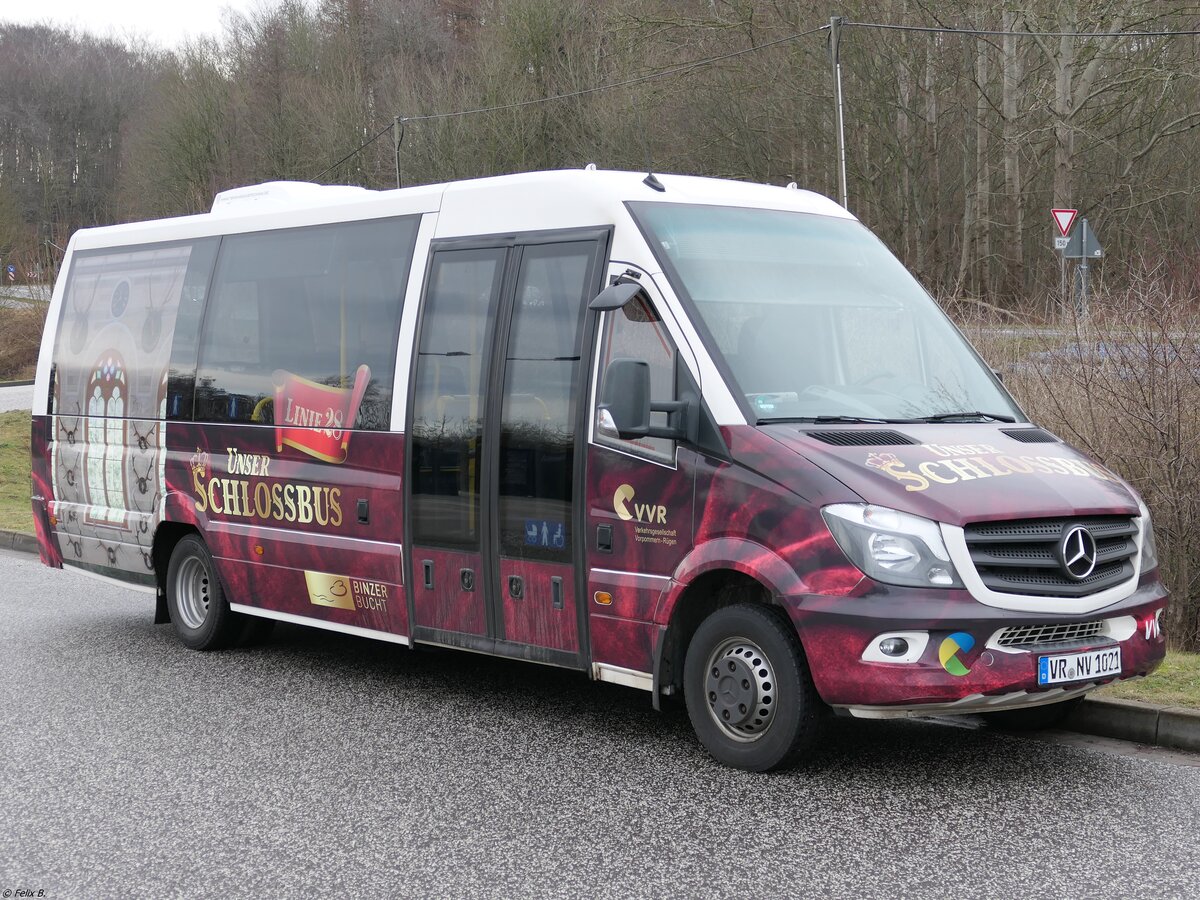 Mercedes Sprinter mit TS-Fahrzeugtechnik der VVR in Serams.