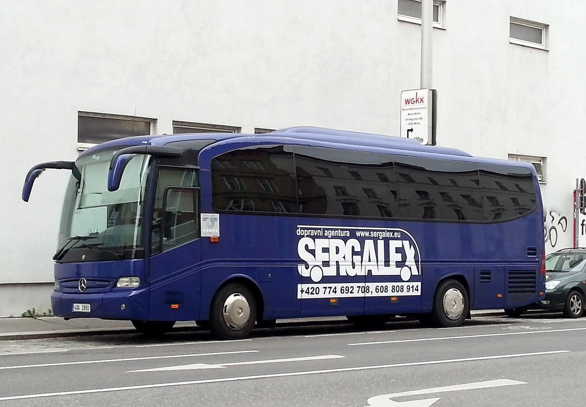 Mercedes Tourino aus der CZ am 15.11.2014 in Wien gesehen.