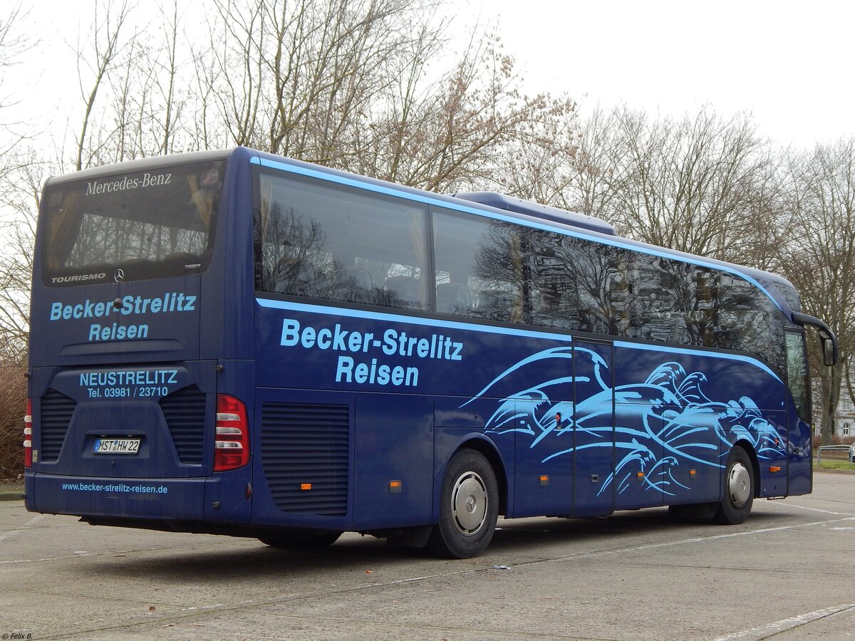 Mercedes Tourismo von Becker-Strelitz Reisen aus Deutschland in Neubrandenburg.