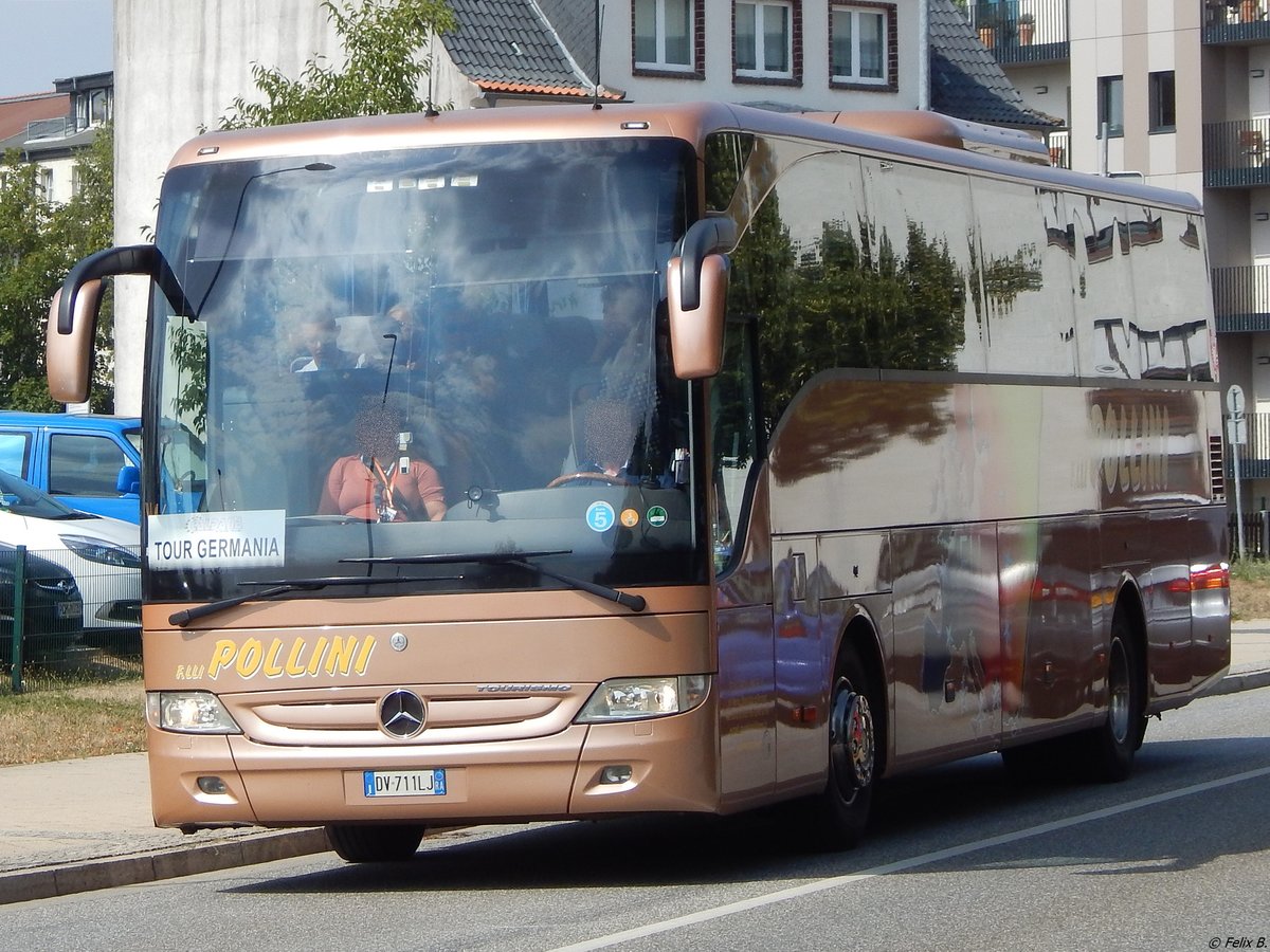 Mercedes Tourismo von Pollini aus Italien in Schwerin.