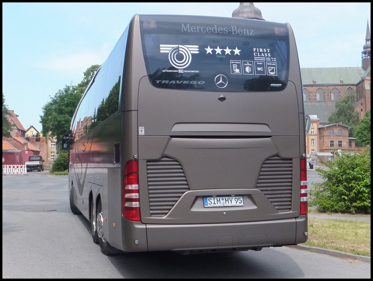 Mercedes Travego Vorführwagen von Bohr aus Deutschland in Stralsund.