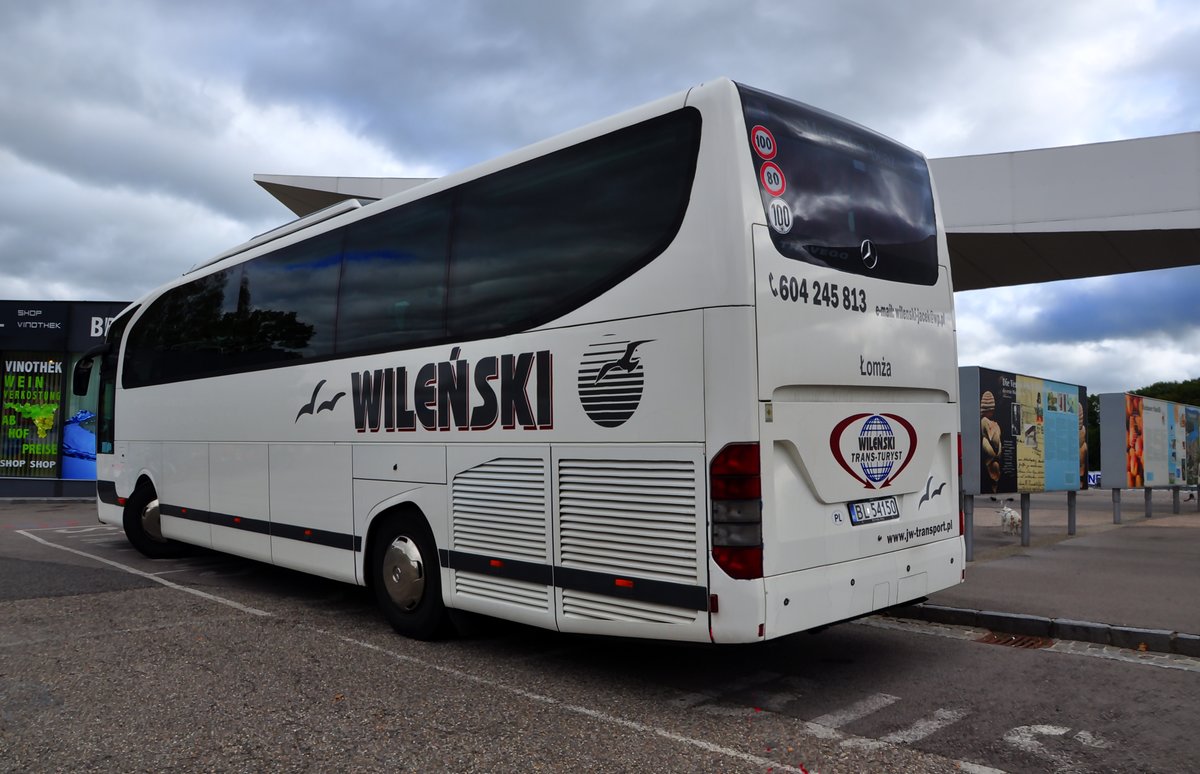 Mercedes Travego von Wilenski Reisen aus PL in Krems.