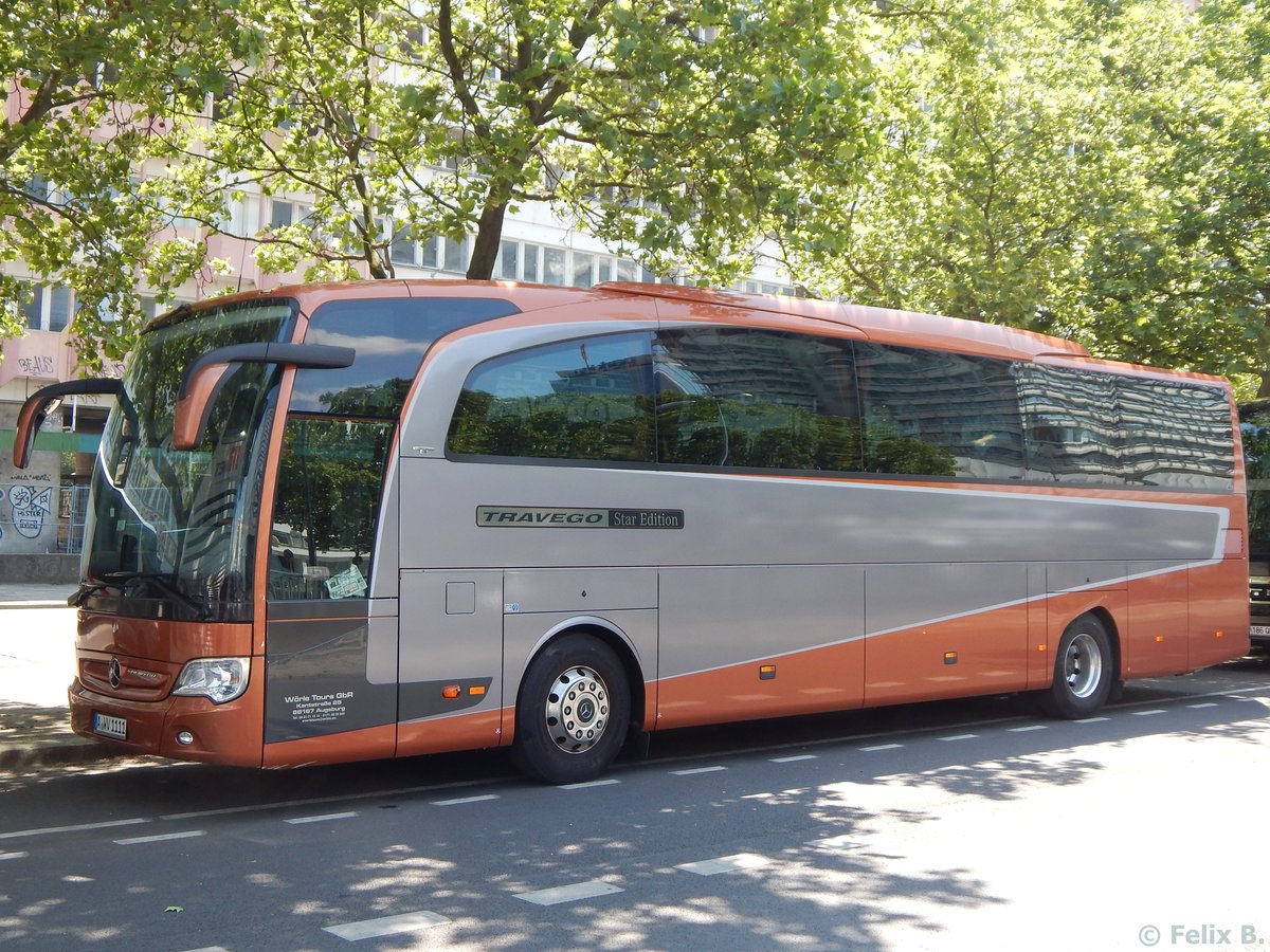 Mercedes Travego von Wörle Tours aus Deutschland in Berlin.