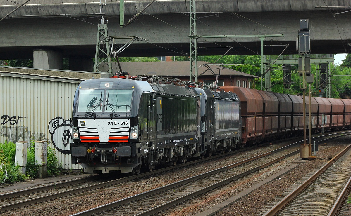 MRCE 193 616-0 und 6xx Harburg 02.07.2016