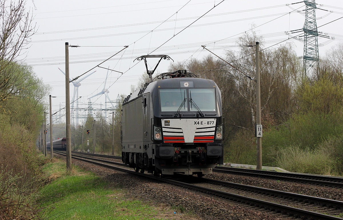 MRCE X 4 E 877 oder 193 877-8, HH-Moorburg 01.04.2017