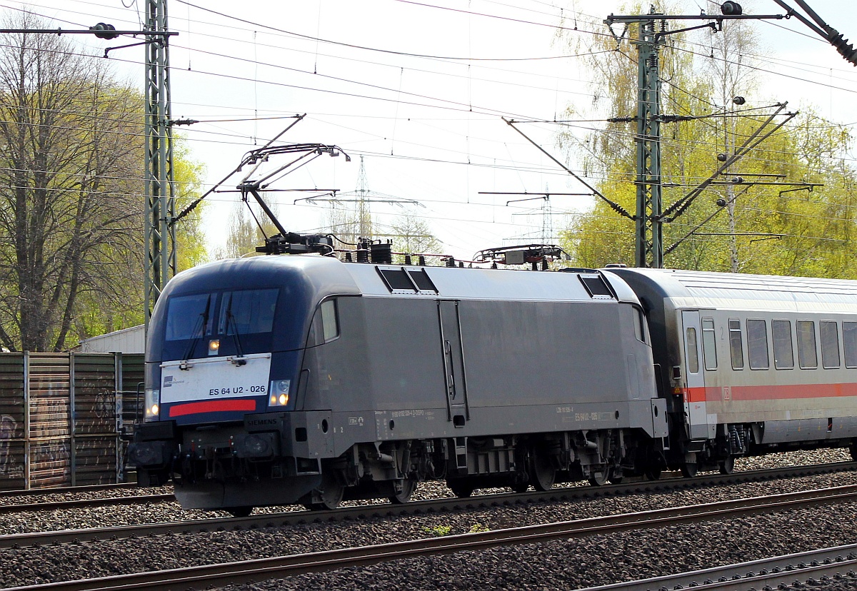 MRCE/DB ES64U2-026/ 182 526-4 Hamburg Harburg 23.04.2016 (06000)