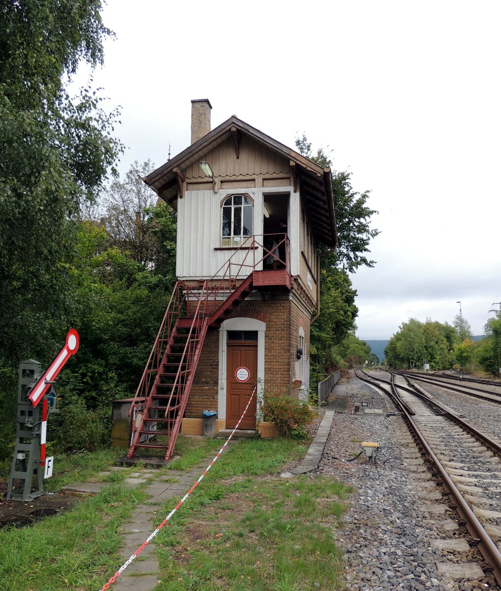 Museumsstellwerk Bauart Bruchsal G in Schelklingen am 14.09.2013.