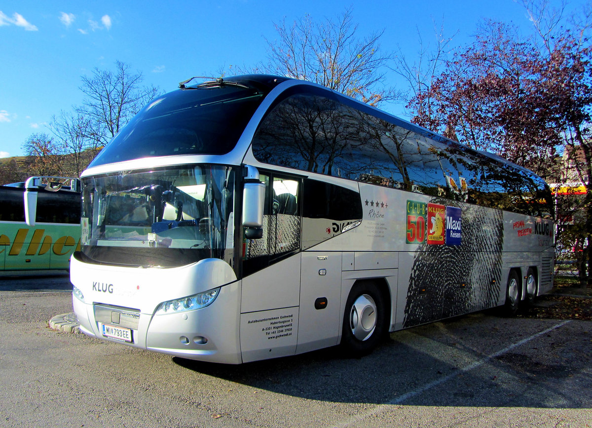 Neoplan Cityliner vom Autobusunternehmen Gschwindl aus �sterreich in Krems.