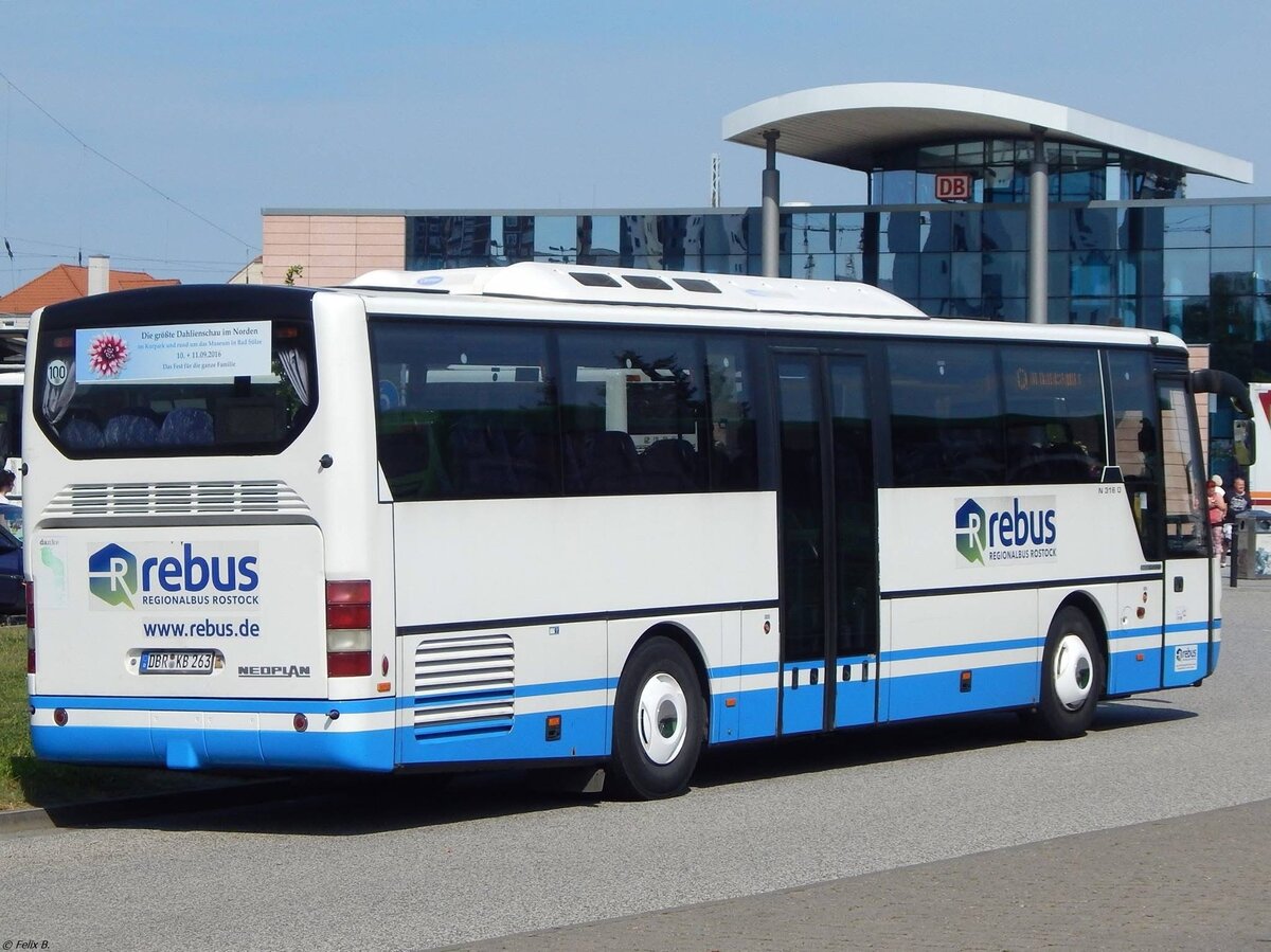 Neoplan Euroliner von Regionalbus Rostock in Rostock.