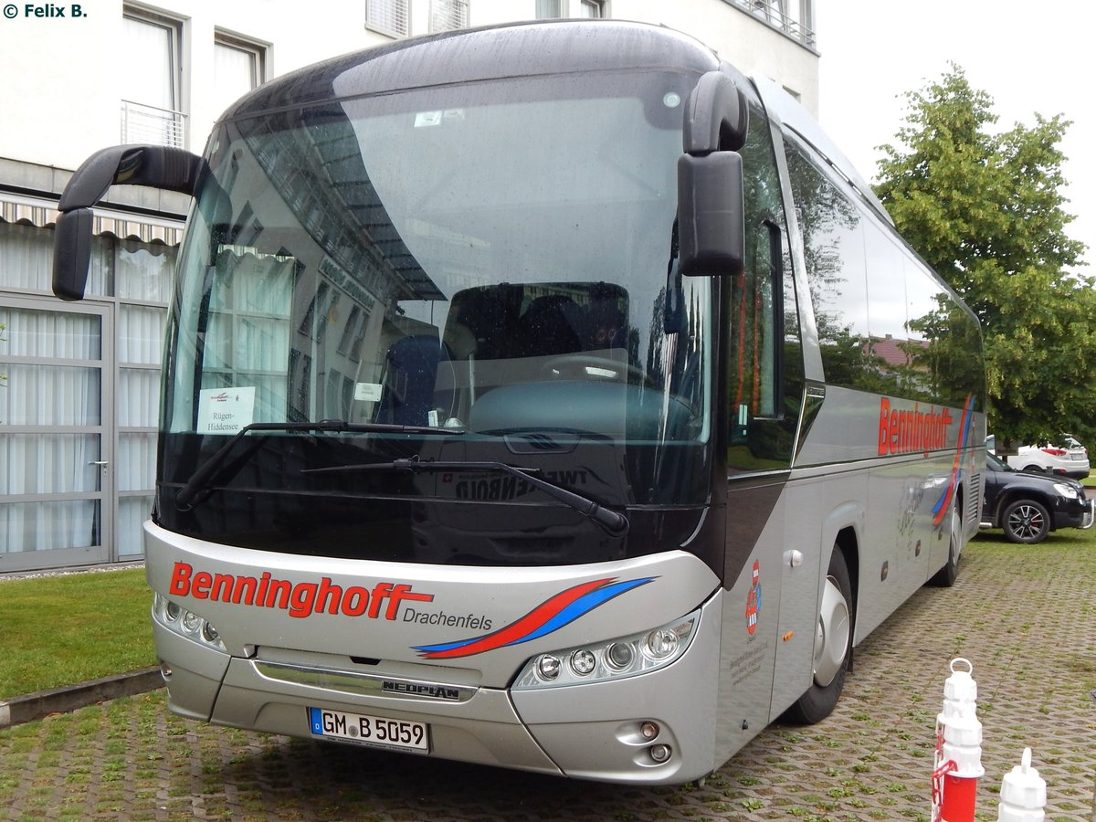 Neoplan Jetliner von Benninghoff aus Deutschland in Bergen.