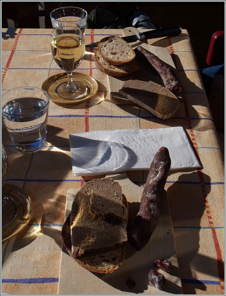 Noch besser als eine Hauswurst schmecken zwei...
Birchen/Leukerbad, 11. Feb. 2015