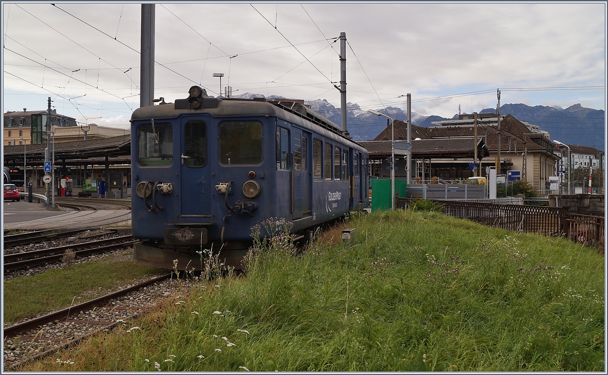 Nochmals der BDe 4/4 3004 auf dem Abstellgleis in Vevey. 

7. Okt. 2019