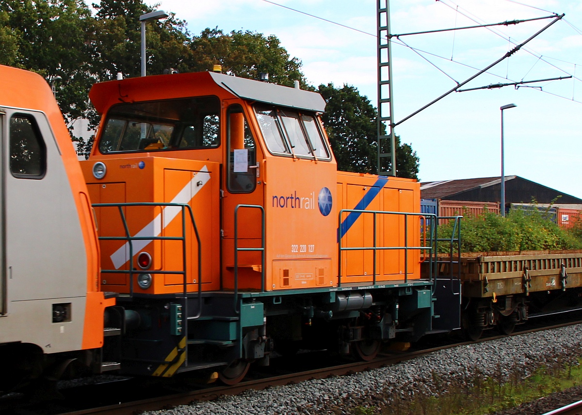 Northrail 322 220 127 (ex DSB MK 608, SFT G322 Baujahr 1996, Baunummer 220127) Jübek 10.10.2022