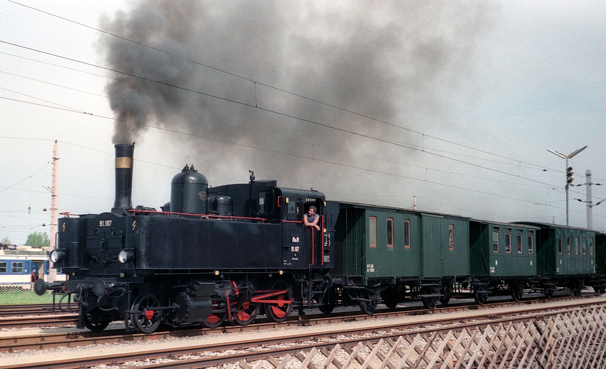 ÖBB 91.107 Straßhof 12.09.1987