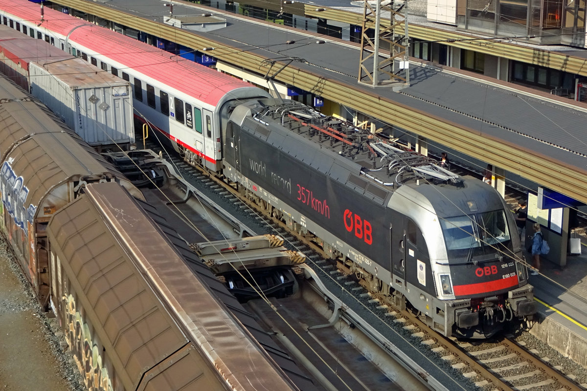 ÖBB Weltrekordlok 1216 025 war am 17 September 2019 in Kufstein.