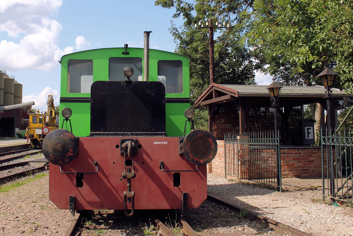 O&K Typ 2D, Baujahr 1942 am 21.08.2019 im Museumsbahnhof Almstedt - Segeste.