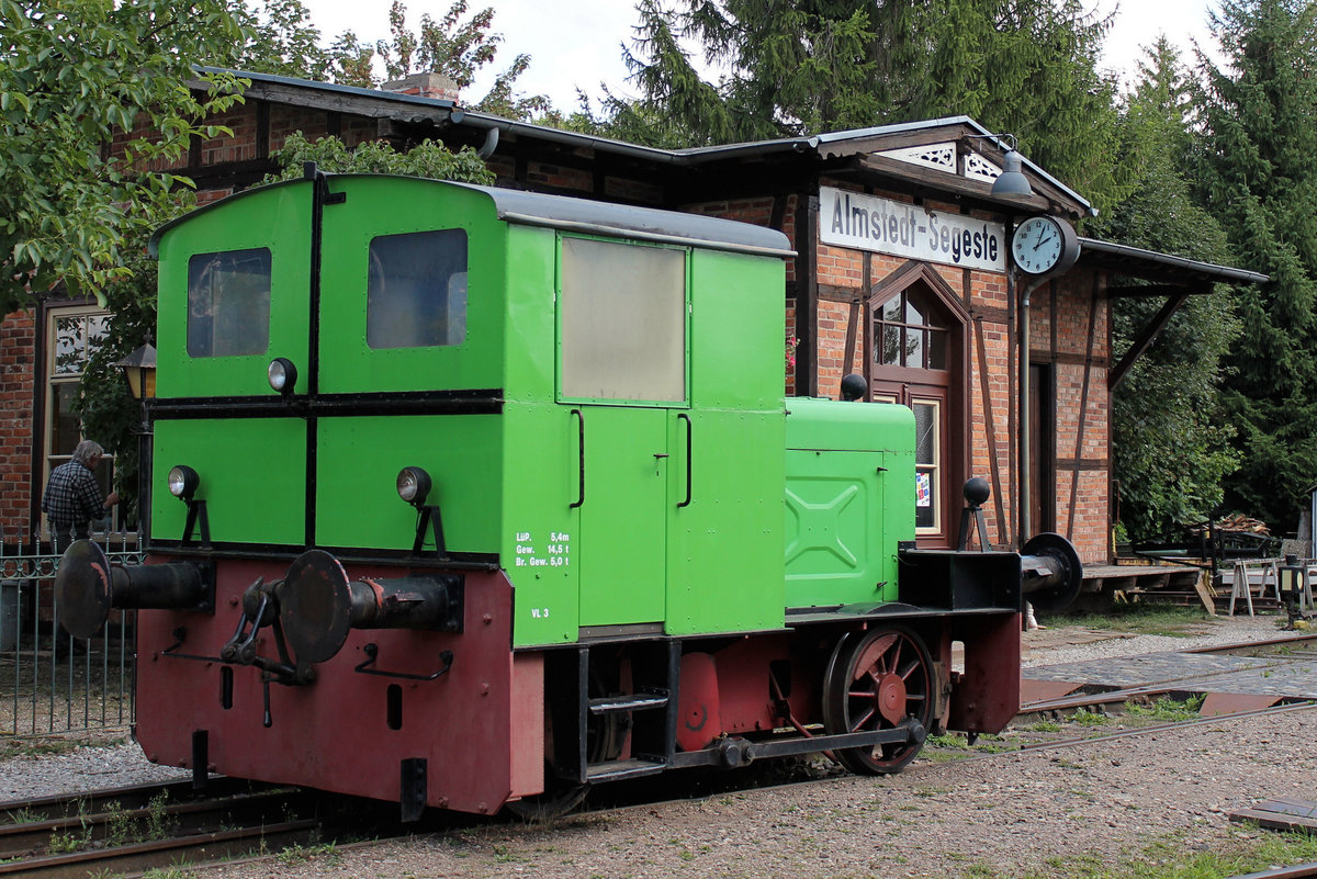 O&K Typ  D, Baujahr 1942 am 21.08.2019 im Museumsbahnhof Almstedt - Segeste.