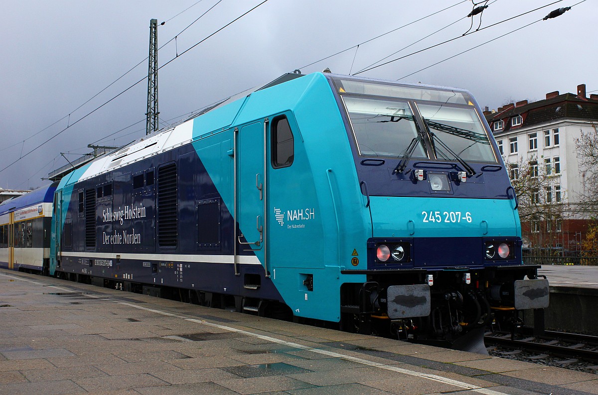 Paribus/NAH.SH/NOB 245 207-6 in Hamburg-Altona am 14.11.2015