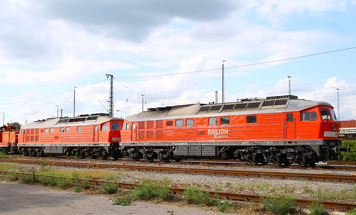 Pause nach so viel Anstrengung...DB 232 230 und 280 mal nicht in Dänemark unterwegs stehen hier abgestellt an der Schrottreihe im Rbf Maschen. Maschen 26.07.2015