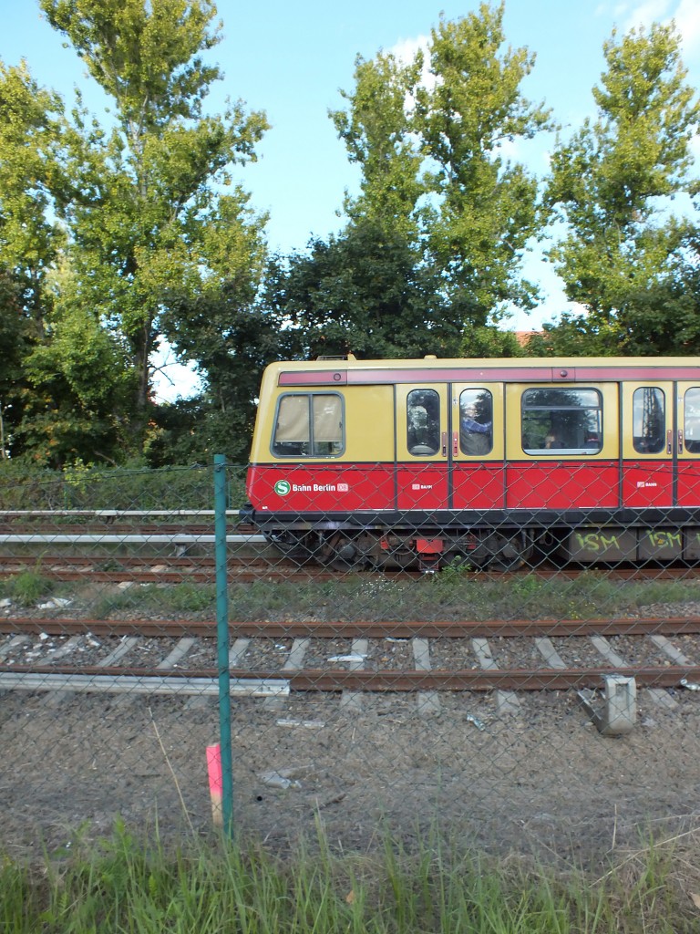 Profilaufnahme eines 485 in Berlin Karlshorst. Es gibt natrlich aufregendere Ansichten, aber ich finde die Formgebung trotz ihrer Klobigkeit irgendwie zeitlos.