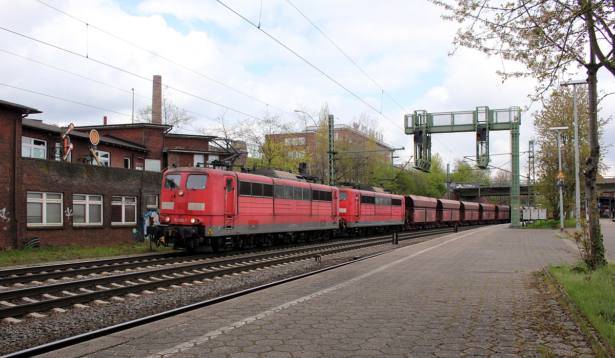 Railpool 151 095-7 und 103-9 HH-Harburg 02.05.2021