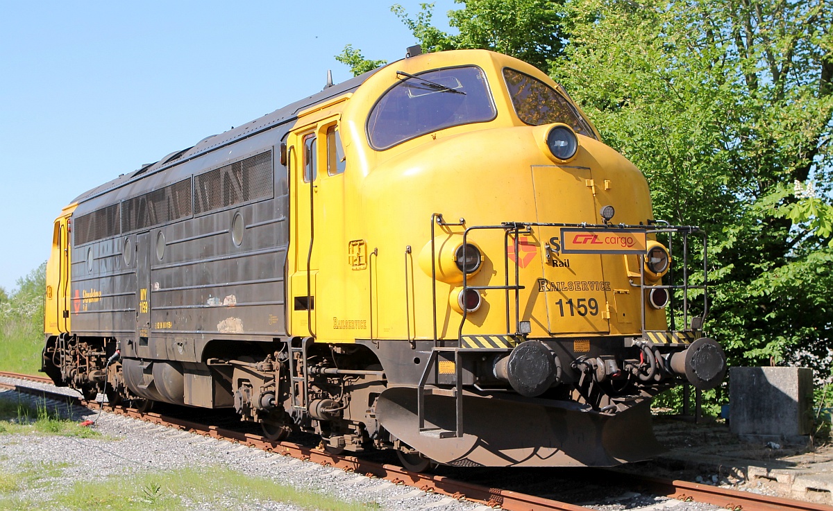 Railservice/Strukton/CFL Cargo Litra MY 1159 Padborg 31.05.2021