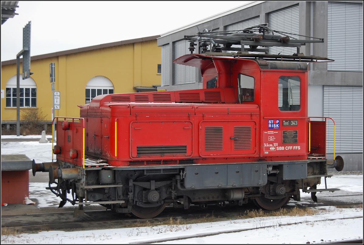 Rangiertraktor Tem III 343 in St.Margarethen. Januar 2014.