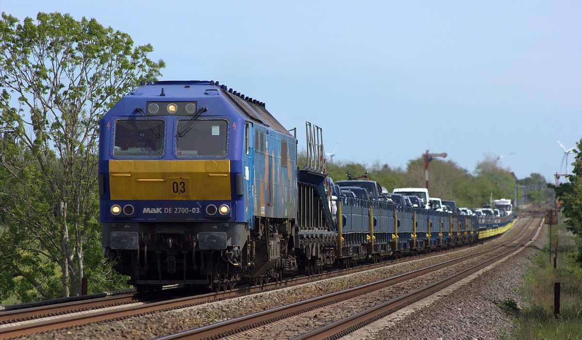 RDC/RAG 251 003 mit AZS nach Westerland. Dreieckskoog 31.05.2020