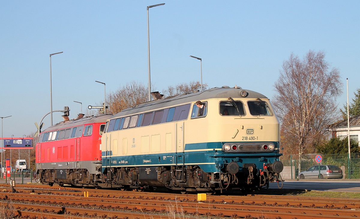 RP 218 490-1 und 488-5 Niebüll 16.11.18