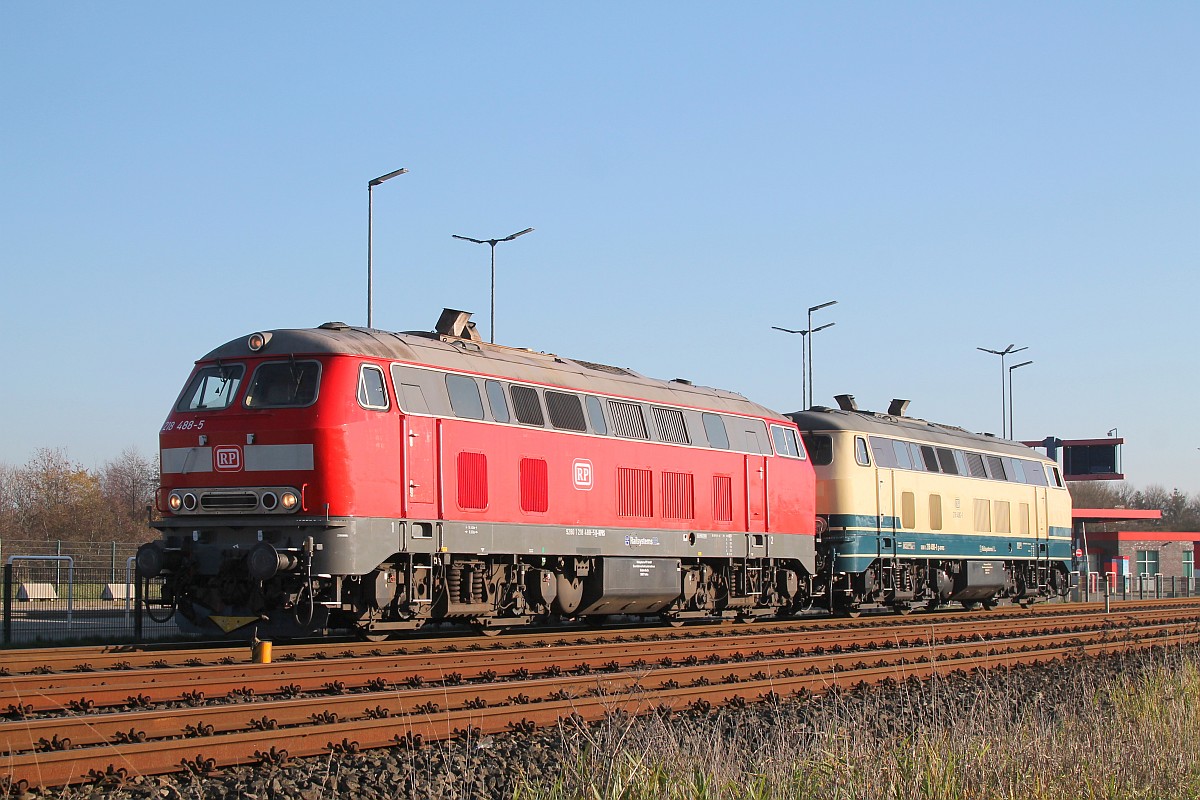 RP 218 490-1 und 488-5 Niebüll 16.11.18