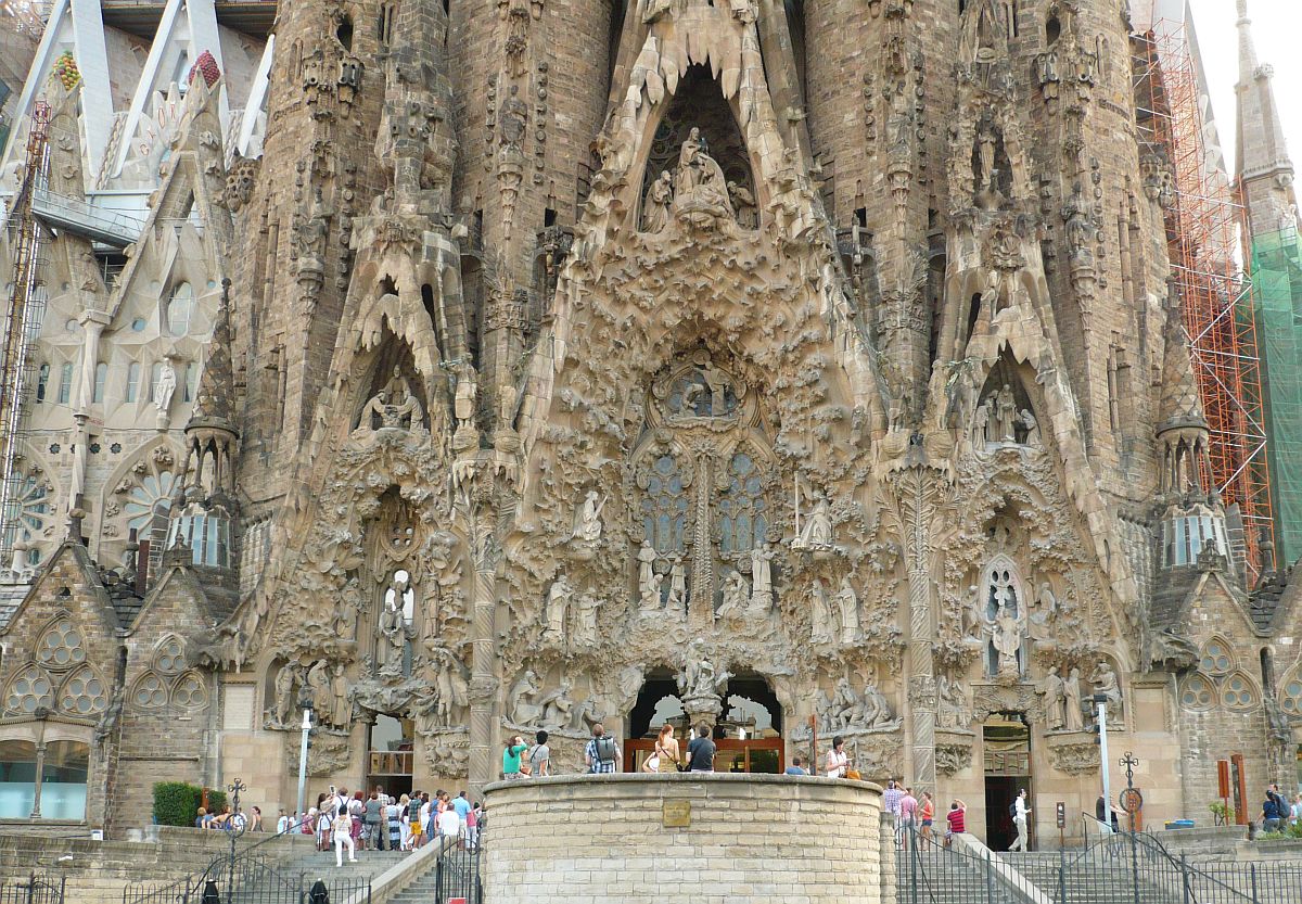 Sagrada Familia, Barcelona 30-08-2013.