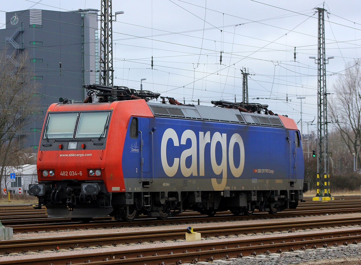 SBB Cargo 482 034-6 Hohe Schaar 19.03.2016