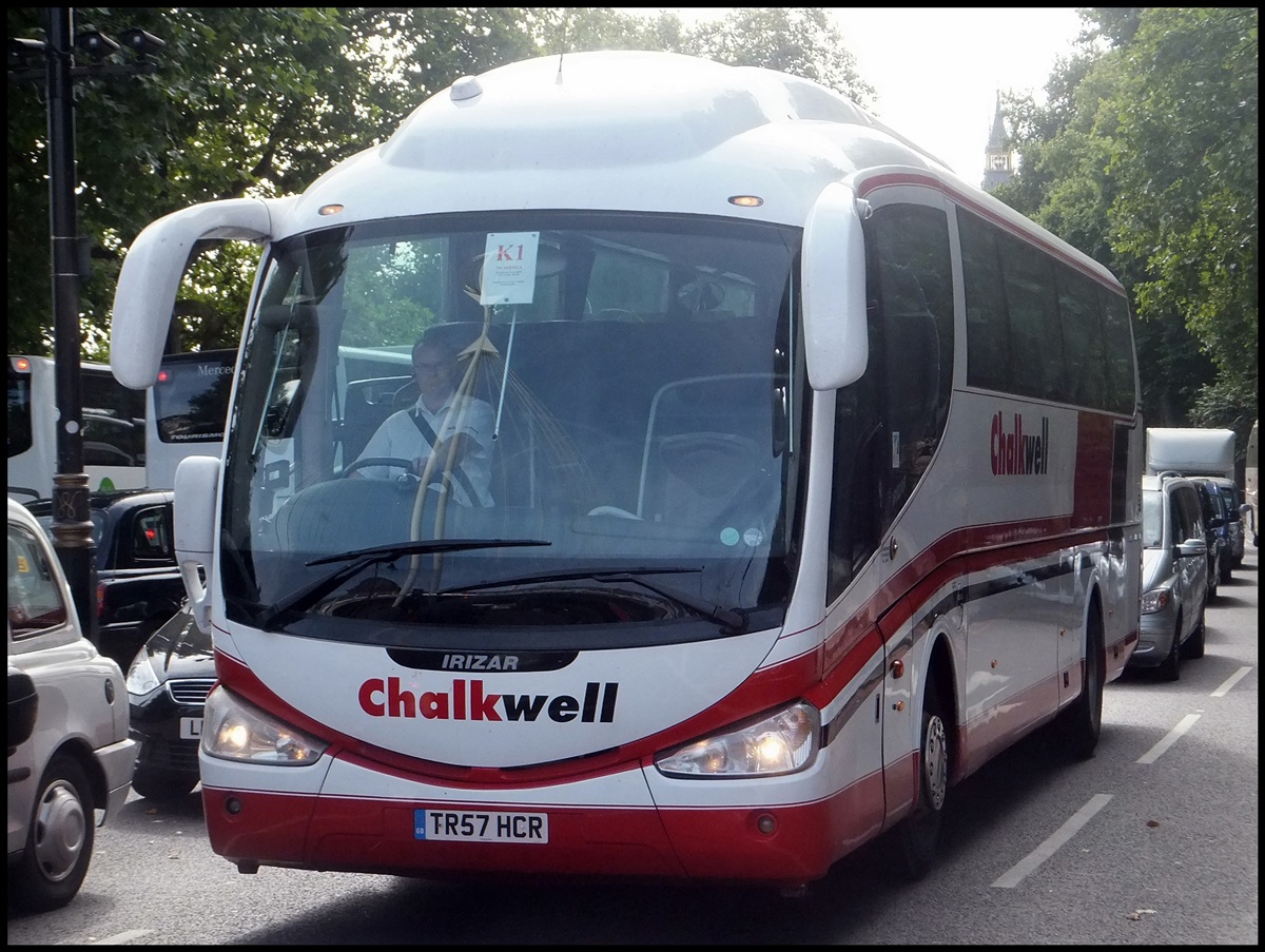 Scania Irizar von Chalkwell aus England in London.