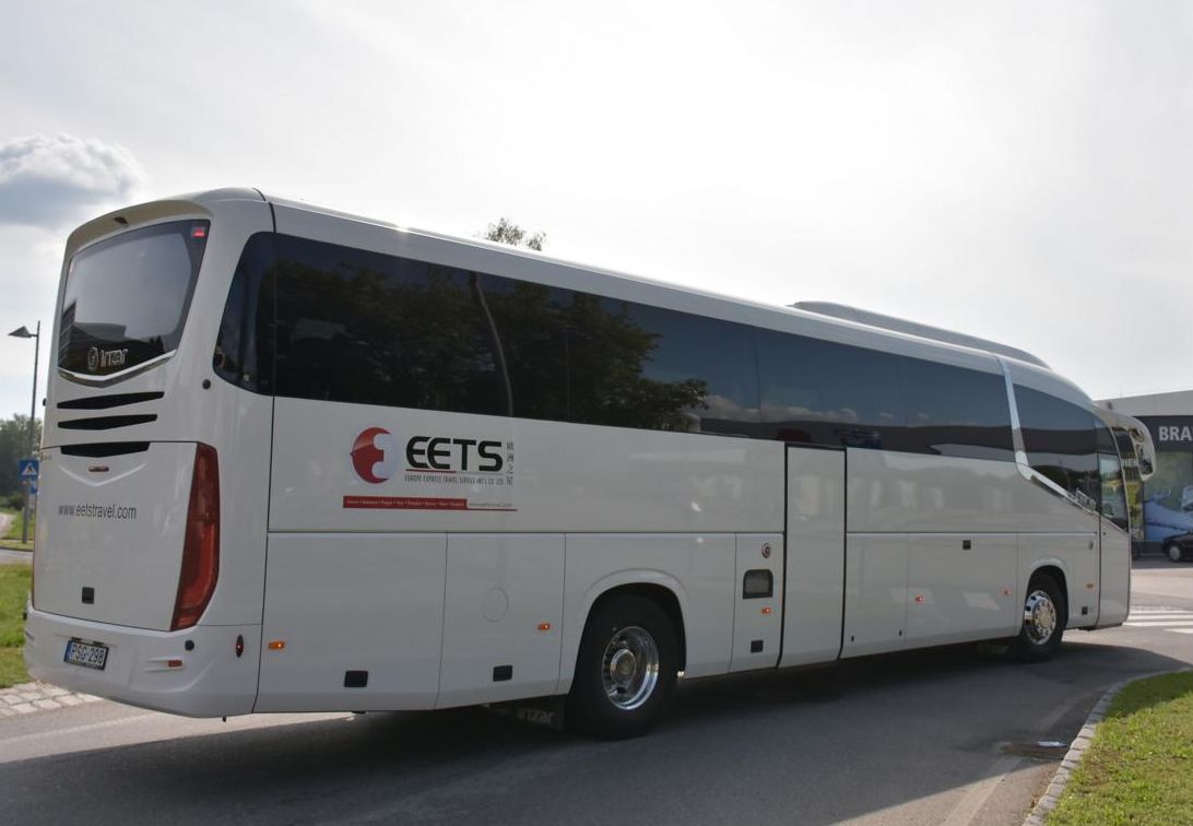 Scania Irizar i6s von EETS Reisen aus Ungarn 2018 in Krems.